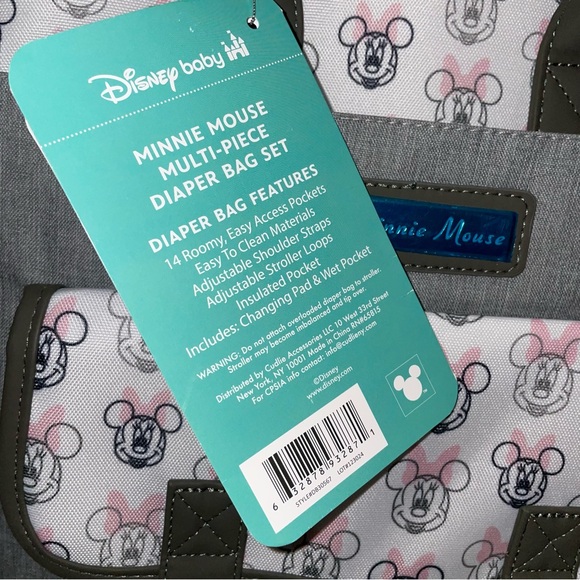 Disney Minnie Mouse Baby Diaper Bag Backpack - Picture 10 of 16